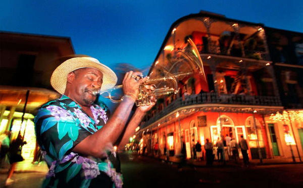 Jazz Trumpet on Bourbon Street